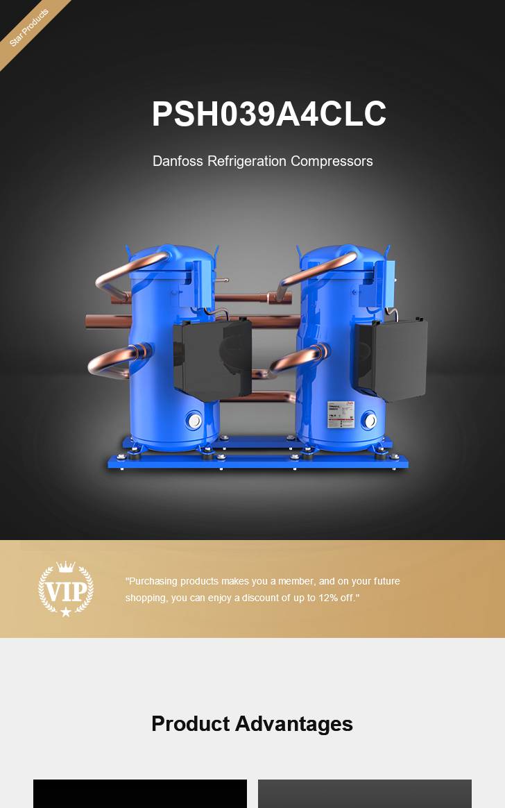 Danfoss Compressor PSH039A4CLC, technical parameters pdf, structure diagram